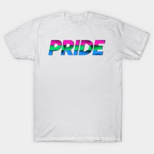 LGBTQ+ PRIDE: Polysexual Pride Flag T-Shirt